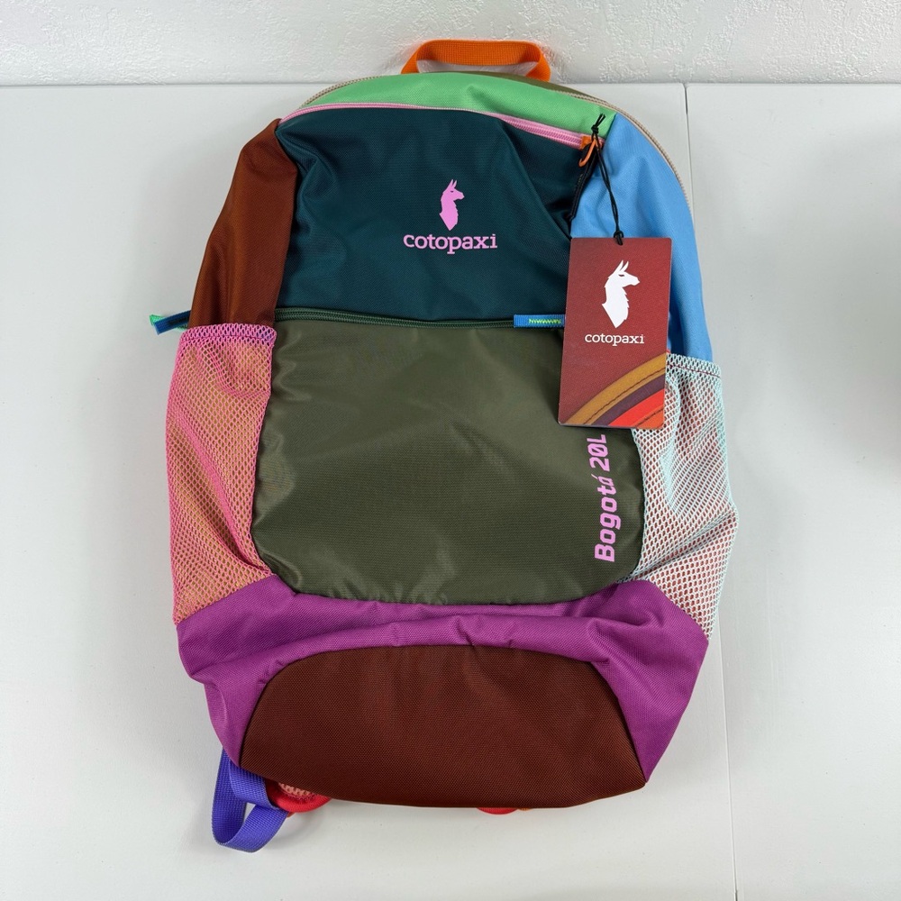 Cotopaxi Bogota 20L Backpack Del Dia Full Size Bag Multicolor Colorway NWT